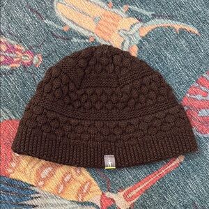 Smartwool Brown wool blend Knit Beanie O/S